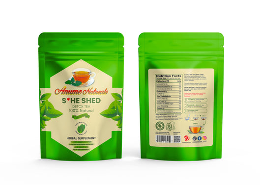 S*he shed 100% Natural detox tea